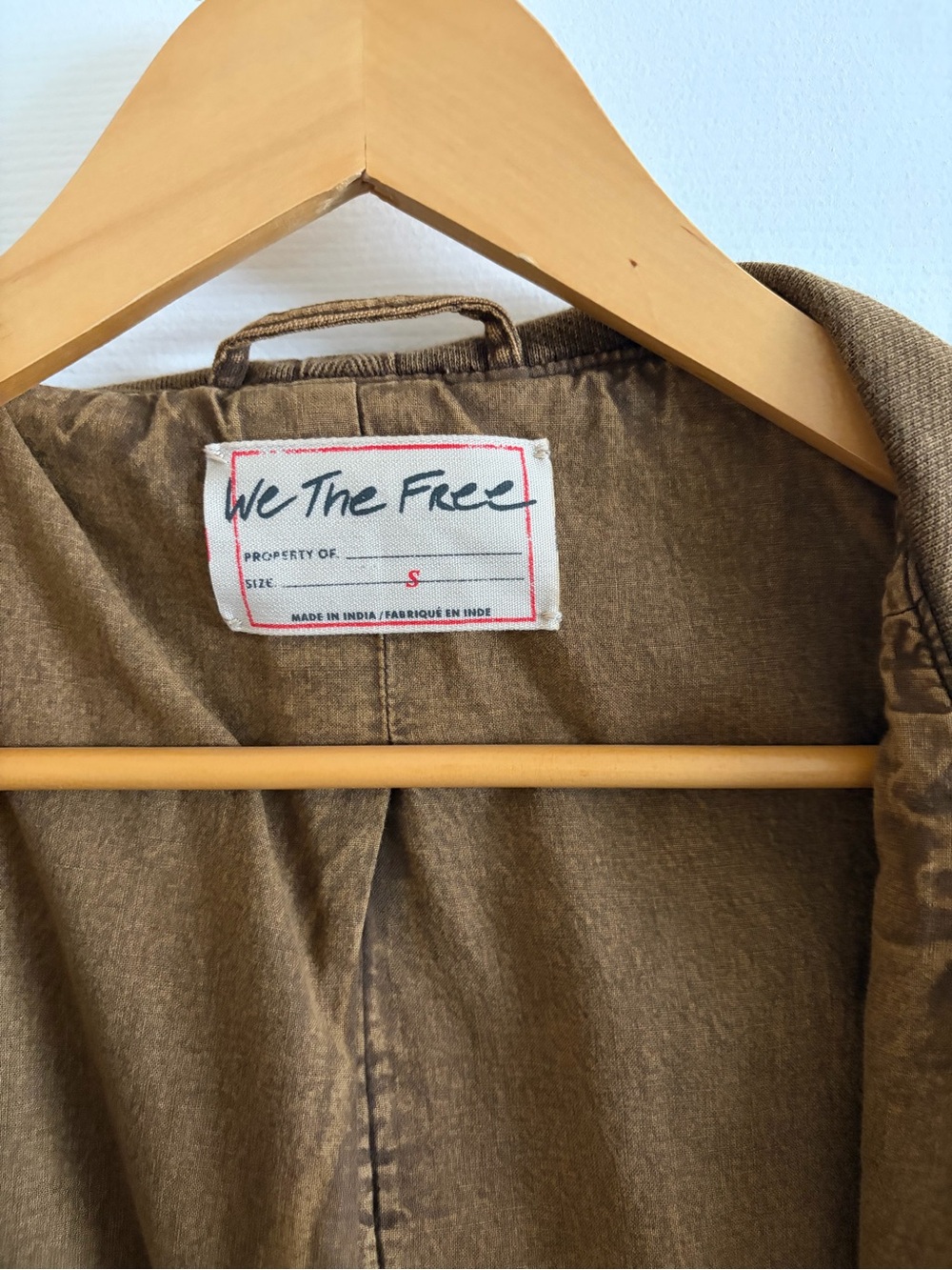 We the Free Free People chestnut jacket S - Picture 2 of 5